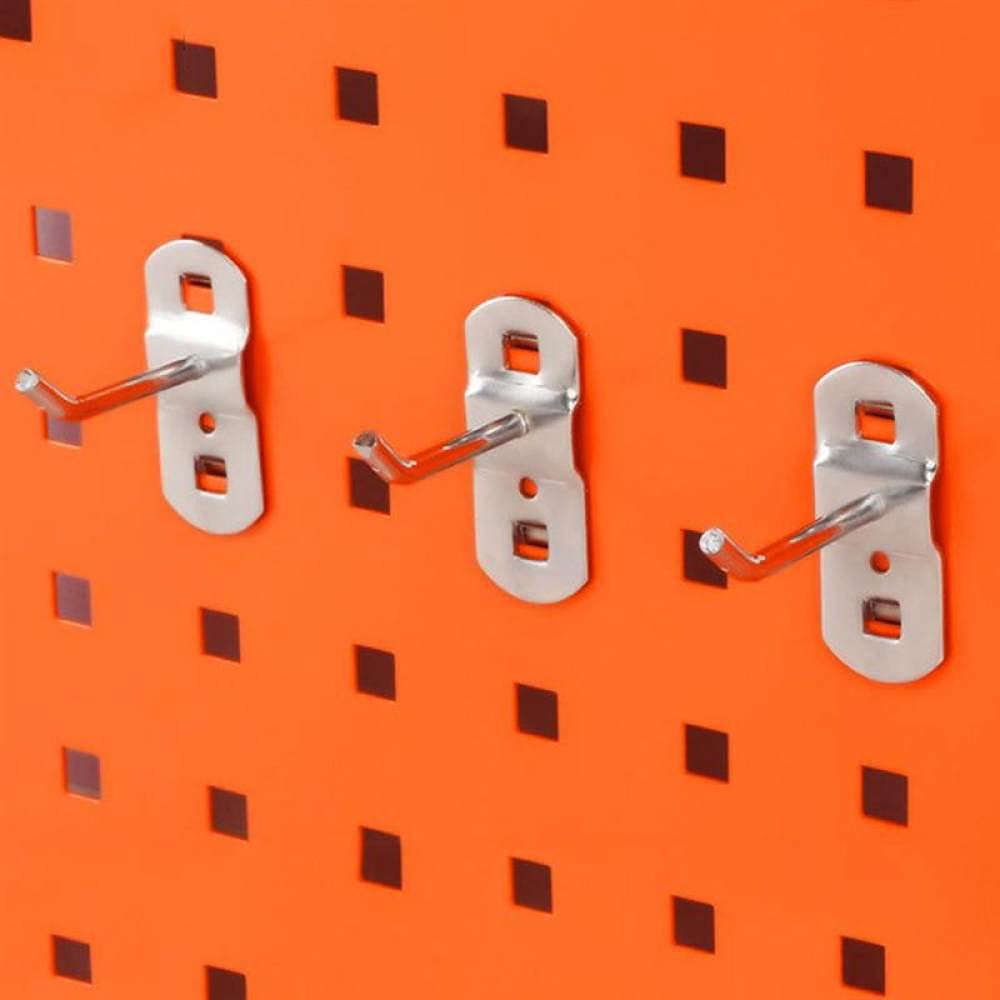 10 STÜCKE Werkzeug zum Aufhängen Haken Metall Display Rack Metall Shop Gute Regal Haken Verdickung Quadrat Loch Platte Werkzeug Haushalt Küche Haken,20cm