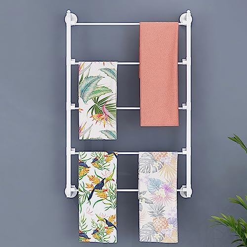 Organizador de pared para cintas, corbatas, bufandas, cinturones, toallas y manualidades, estante de exhibición al por menor para tiendas de flores y tiendas, estantería de metal duradera y solución