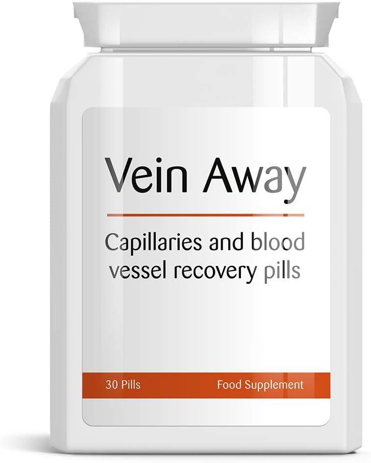 VEIN AWAY CAPILLARY & BLOOD VESSEL RECOVERY PILLS STOP VARICOSE VEINS CLEAR SKIN