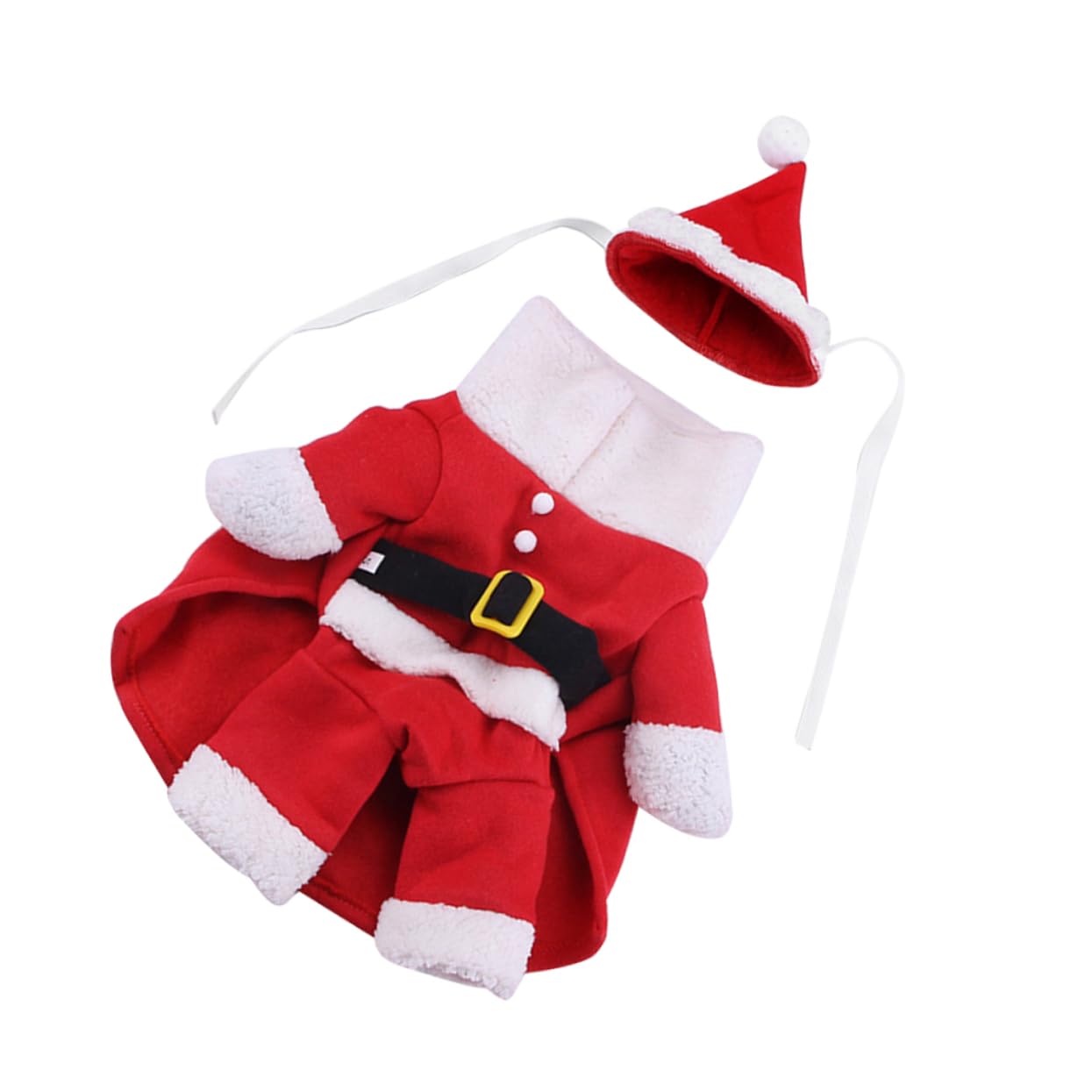 HMJGDHX 3 Pezzi Cappotto in Piedi di Natale Costume per Animali Domestici Divertenti Vestiti Cosplay per Cucciolo di Cane Xl Vestiti per Cani Costume da Festa per Animali Domestici Vestito Operato per