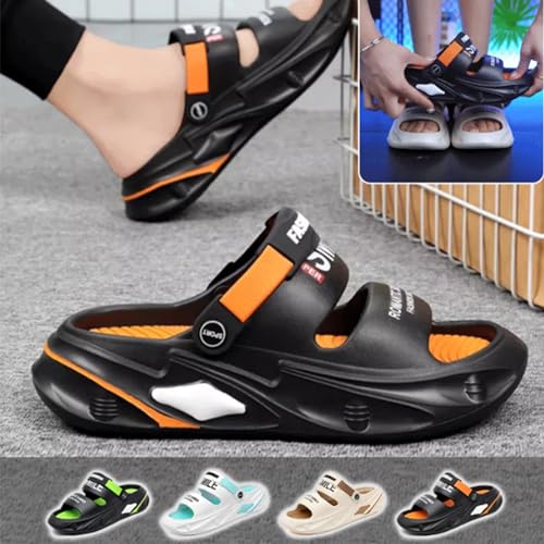 LELEBEAR Sandals Couple 2024 Summer Hole Shoes, Sporty Beach Sandals with Thick for the Summer2