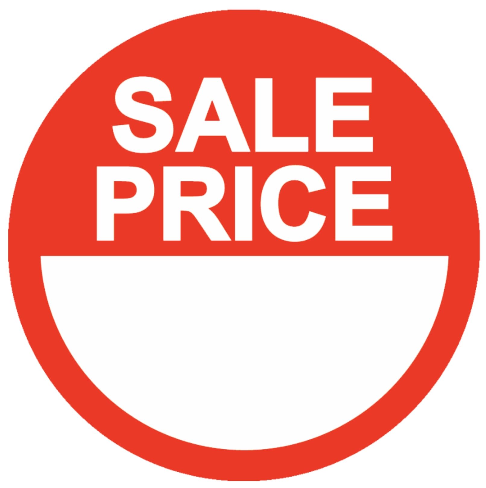 Audioprint Ltd. 500 Pack of Sale Price Stickers Red 25mm