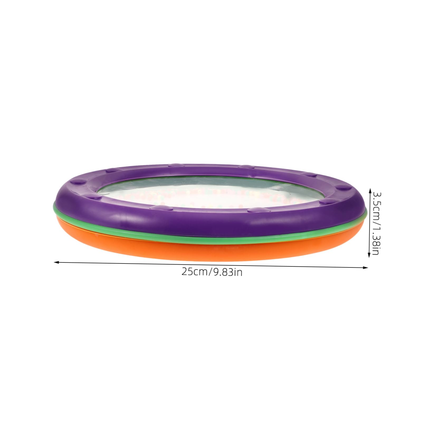 Tambour Océan en Plastique pour Bébé, Instrument de Percussion | Bavure, Stimule L’ouïe, Jouet Musical pour Garçon et Filles, Apparence Élégante et Généreuse