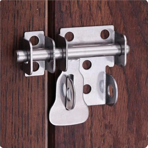 Loquet de sécurité à chaîne robuste en acier inoxydable pour menuiserie moderne - 4
