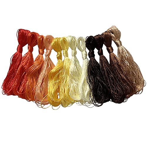 levylisa 12 Skeins Silk Floss