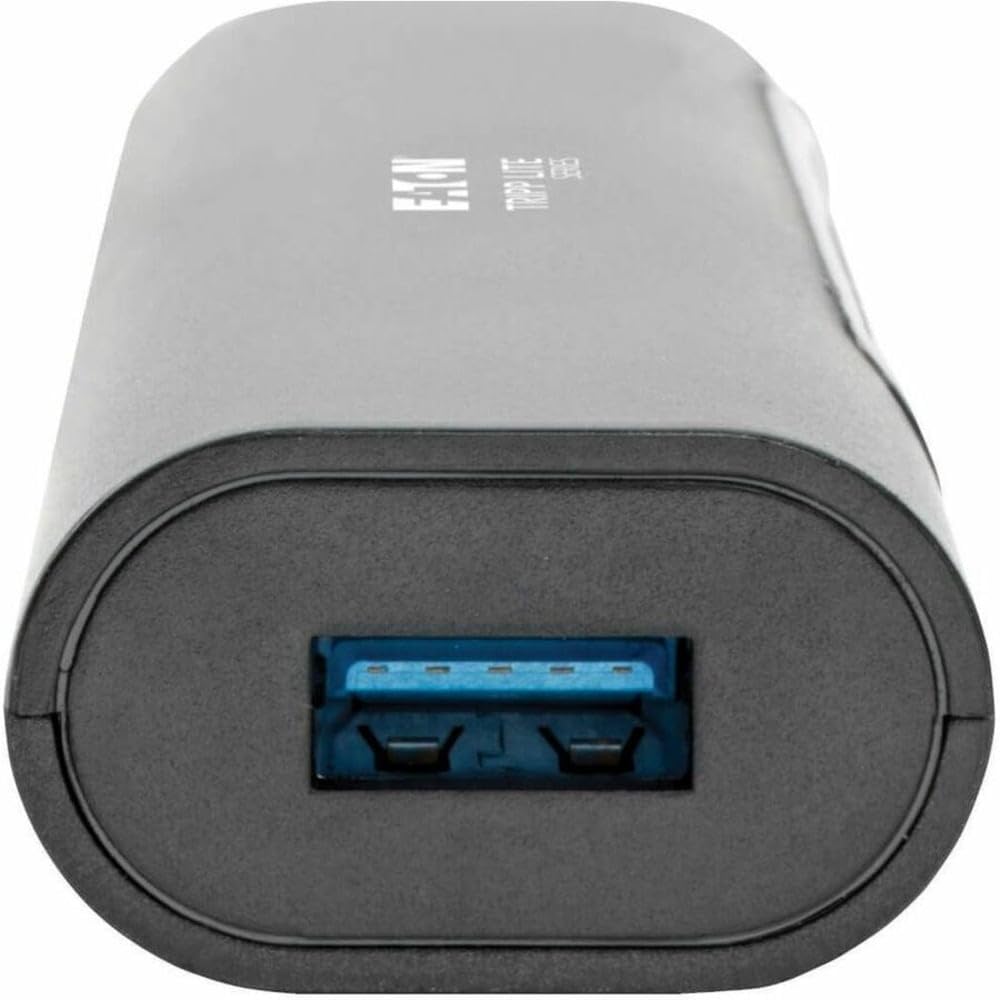 Tripp Lite U460-004-4AB 4-portowy hub USB 3.1, USB-C (typ C), 4x USB-A, USB 3.1 Gen 1, kompatybilny z Thunderbolt 3, czarny