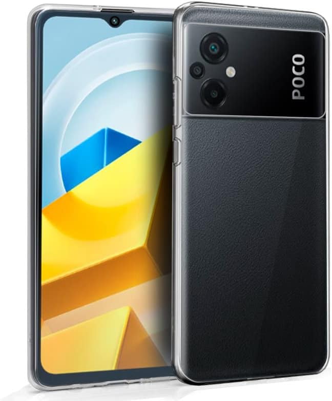 Cool Funda de silicona para Xiaomi Poco M5 (transparente)