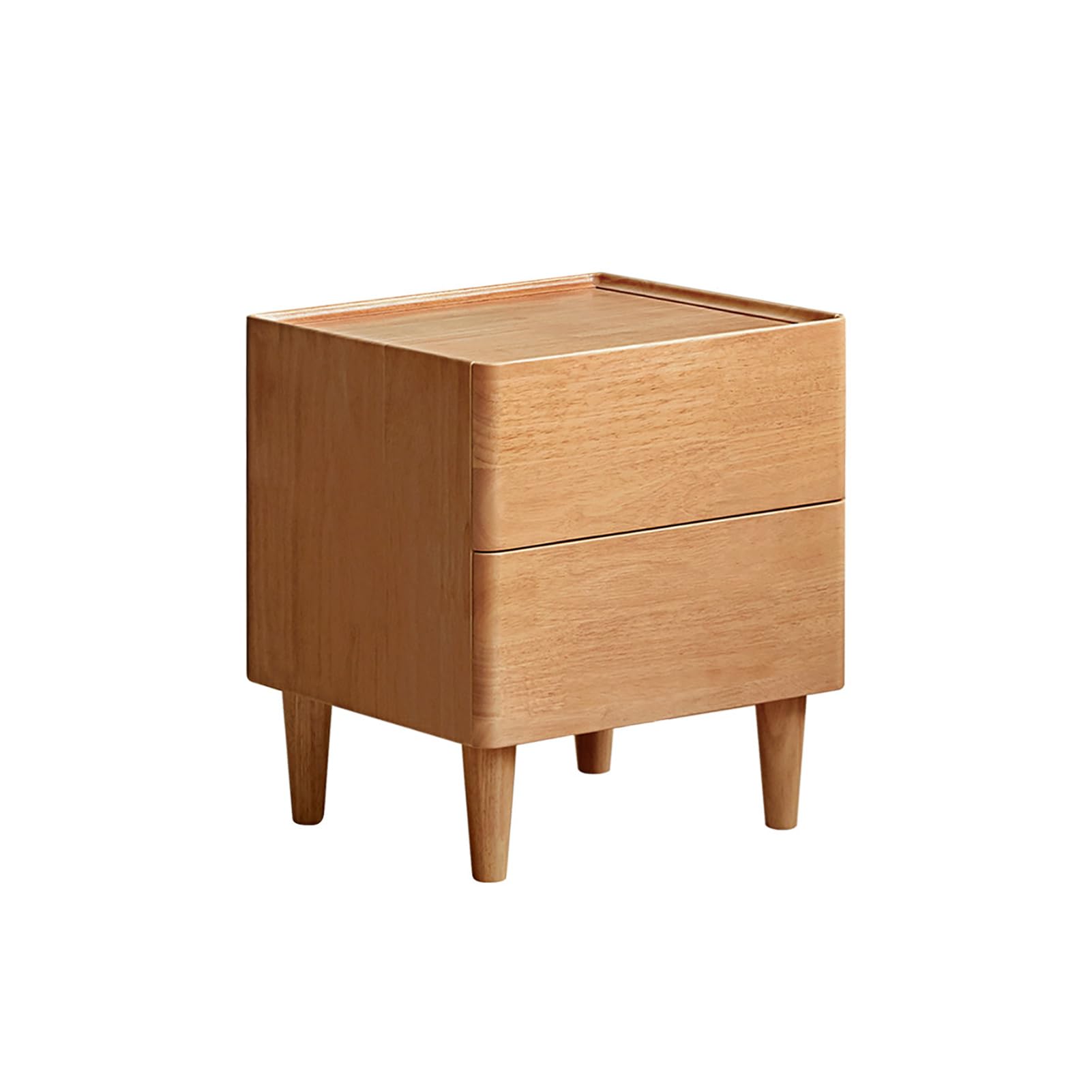 Armoire de rangement élégante en bois massif et table de nuit haut de gamme