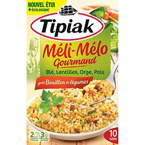 Tipiak Méli-Mélo Gourmand - Juego de 4 cereales (330 g)