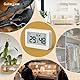 DOOMAY Mini Innenthermometer, Feuchtigkeitsmessgerät mit Celsius (℃), Luftfeuchtigkeitsmesser, digitaler Temperaturmonitor für Gewächshaus, Babyzimmer, Keller, Reptilienbrüter