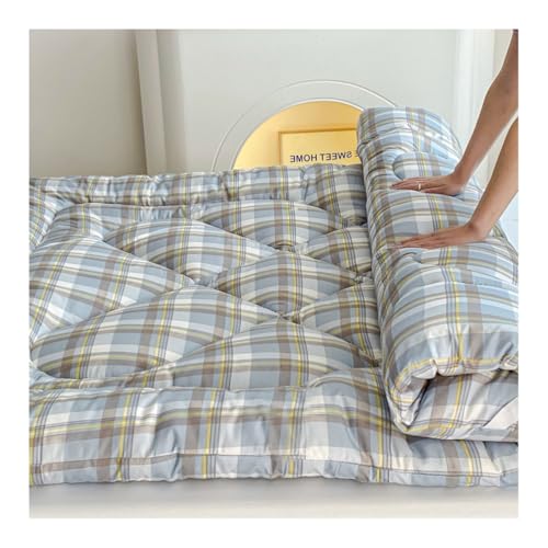 ksxnkhk Colchón futón japonés Compacto, tamaño Queen/Matrimonio, Compacto y Plegable, mullida Cama de Tatami para Uso de Invitados, Almohadilla Gruesa para Dormitorio, C, 120 x 200 cm/47 x