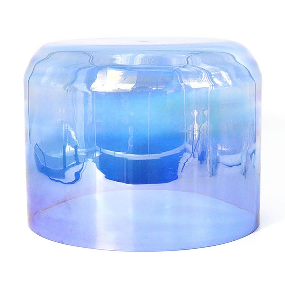 XBTGS Campana in cristallo di alchemia per chakra sacro da 20,3 cm e nota D da 432 Hz, per yoga, meditazione e guarigione, con suono, al quarzo colorato con percussione ACR