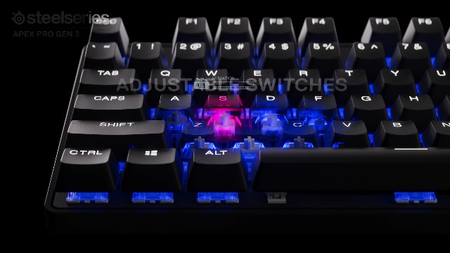 Amazon.com: SteelSeries Apex Pro TKL Gen 3 White OmniPoint 3.0