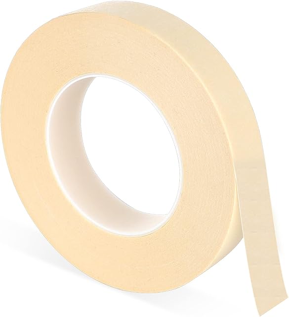 Gifoto Masking Tape, Masking Tape for Painting,Painters tape No Paint Bleed Good for Indoor Painting and Decorating of Sharp Lines 20M x 23mm