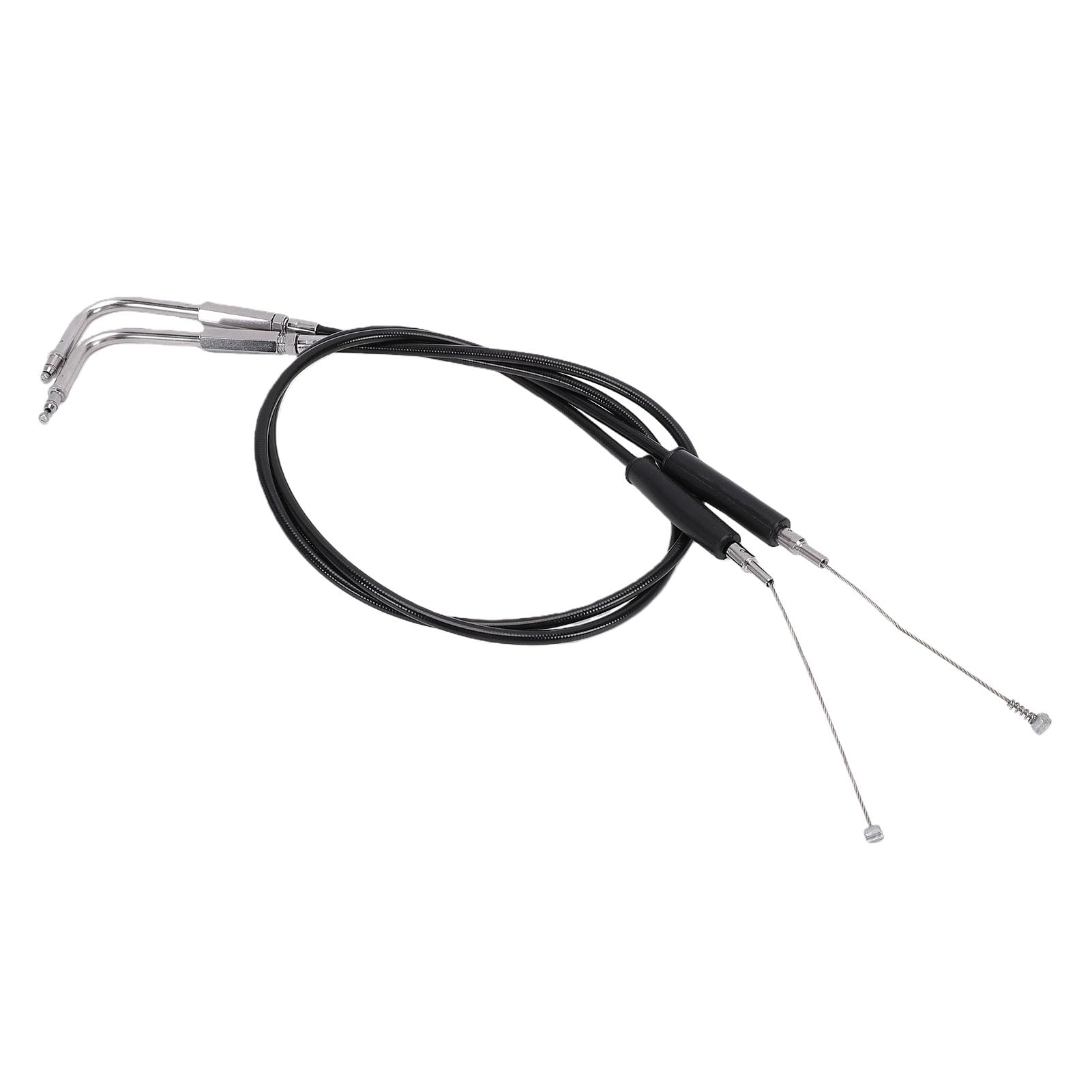 Greensen Juego de Cables de Acelerador de Motocicleta, Paquete de 2 Cables de Acelerador de Acero Inoxidable, Control Extendido de 35,43 Pulgadas, Funcionamiento Suave, Fácil Reemplazo para XL883
