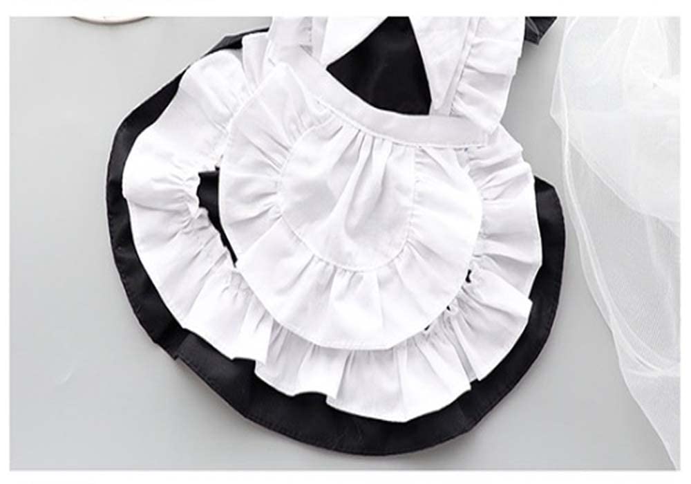 Amazon.co.jp: 犬服 ドレス 洋服 ロリータメイド服 仮装 ペット