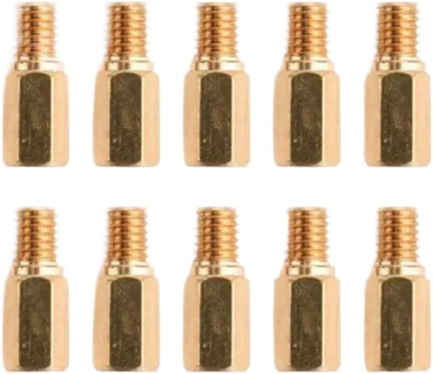 10pcs M5 Main Jet Carburetor Main Jets 6mm #180 - #205 Compatible with Automotive Motorcycle Parts for Part Number PE OKO 99101-357 Main Jet Injector Parts