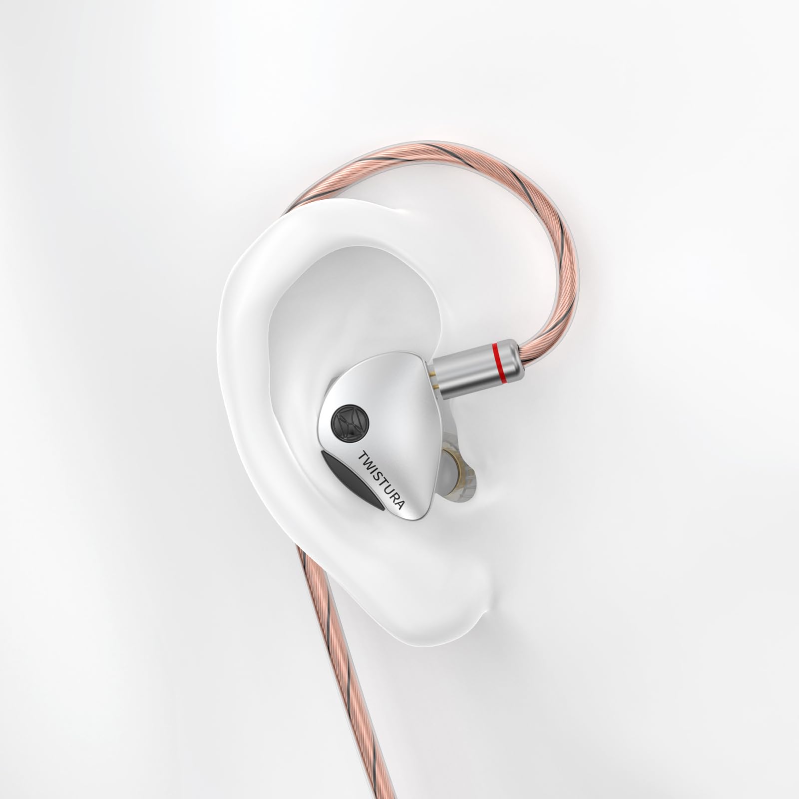 Woodnote Flagship - Auricular dinámico de diafragma con cable HiFi de 10 mm, monitor intraural para cantante