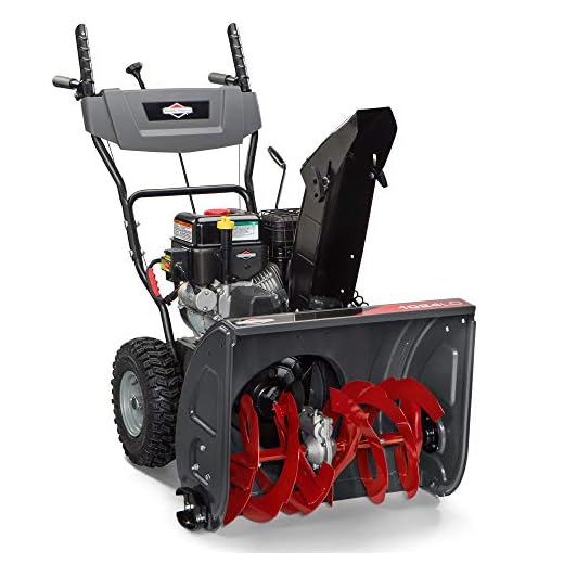 Briggs & Stratton 1024 Standard Series 24-Inch Dual-Stage Snow Blower with Push Button Electric Start and Left SIde Chute Rotation