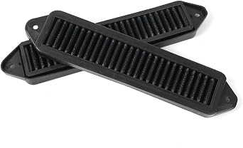 2PCS WOOTON Black Cabin Air Cowl Filters Fit for BMW E Chassis E82 E88 E90 E91 E92 E93 X1 335i 135i 328i