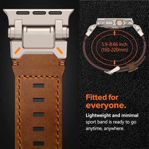 Image of KADES Rugged TPU Sport Band for Apple Watch Ultra 3 /2 /1 49mm, Metal Connectors for Apple Watch Series 11 /10 /SE3 46mm Series 9 /8 /SE2 /7 /6 /SE /5 /4 /3 /2 /1 45mm /44mm /42mm