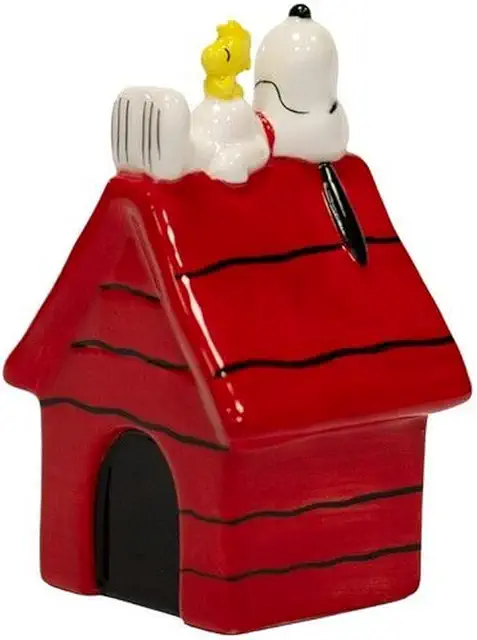 Figurine Snoopy Peanuts Allongé sur Niche - Céramique Collection 12cm