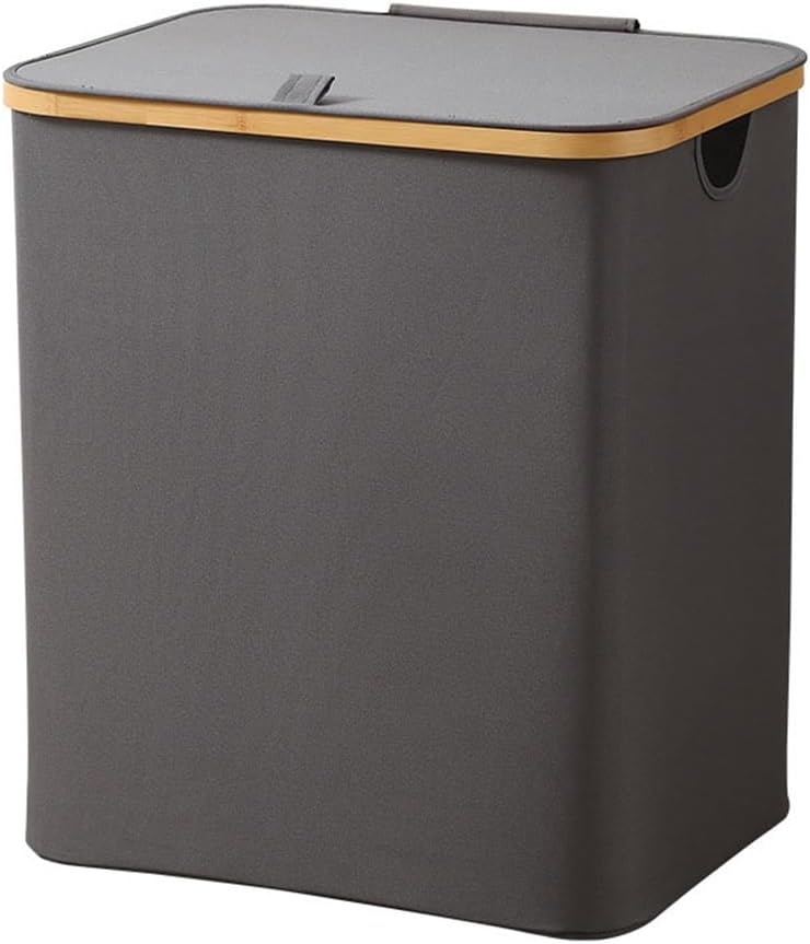 JSEIAJB Storage Basket Bedroom Sorting Dirty Clothes Can be Folded with Cover Toys Storage Dirty Clothes Basket