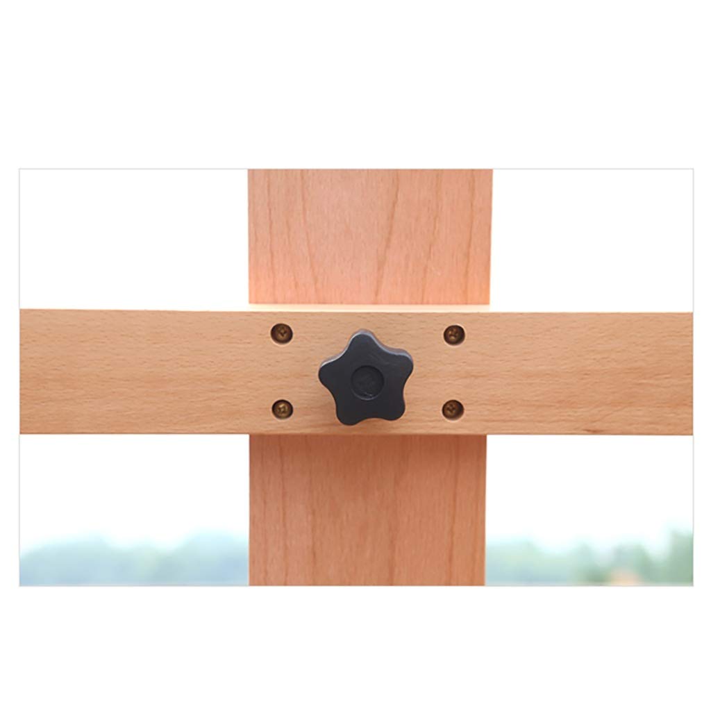 NZPOST Cavalletto in Legno Robusto e Solido, Altezza Regolabile, espositore da cavalletto, 55 * 61 cm
