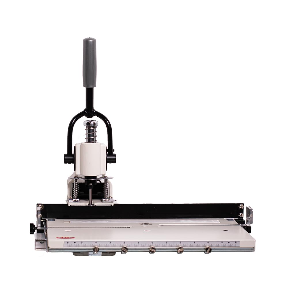 SPC Filepecker FP-1XLS High Capacity Hole Punch w/Moveable Table - Single Hole Punch, Punches up to 300 Sheets of 20lb Bond - Great for Home, Office or Schools
