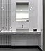 Hamilton Hills 20x30 inch Frameless Rectangular Mirror | Large Polished Glass Core Back, Lightweight Vanity Mirror | Beveled Bathroom Mirrors for Wall | Hanging Horizontally or Vertically Gym Mirror