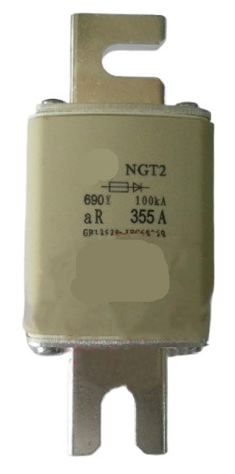 Fuses: NGT2 355A 690V aR / RS6-2 NGT2 400A 690V / NGT2 450A 400V aR / NT2 315A 500V gG