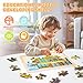 Puzzles for Kids Ages 4-6, 4 Packs 24 Pcs Wooden Jigsaw Puzzles for Toddlers Ages 2-4, Preschool Educational Vehicle Puzzle Toys Gifts for 3 4 5 6 Boys Girls