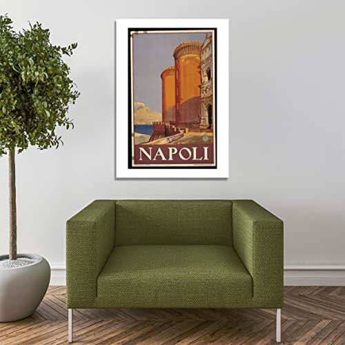 Poster de voyage Napoli extra large grand format sans cadre déco - 7