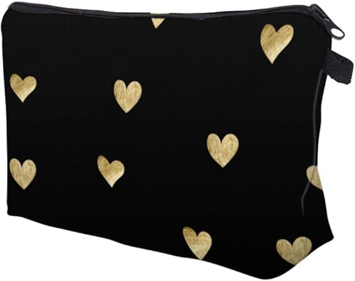 Vista 2 de Linda Bolsa de Maquillaje de Viaje Bolsa de Cosméticos Pequeña Bolsita de Regalo para Mujeres, Casual