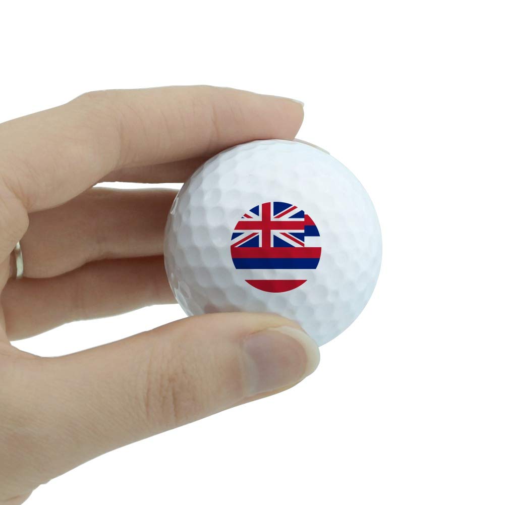GRAPHICS & MORE Hawaii State Flag Novelty Golf Balls 3 Pack