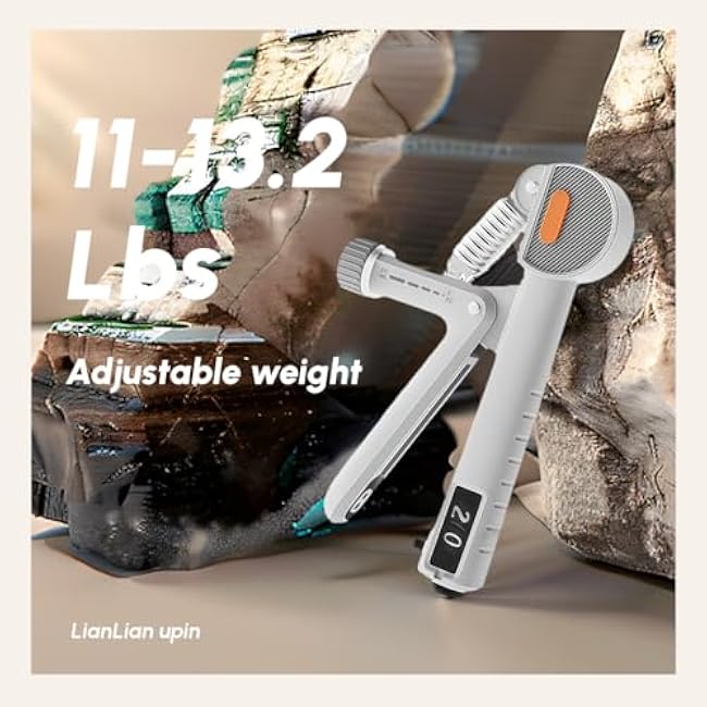 Grip Strength Trainer (Premium Adjustable Grip Strengthener for Forearm Training) LianLian upin Wrist and Forearm Strengthener