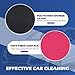 Figpade 2PCS Car Clay Mitt Auto Detailing,Soft Clay Bar Mitt for Cleaning Car Surfaces,Anti-Scratch Clays Mitts for Cars Detailings to Replace Traditional Clays Bar Cars Accessories (Red/2PCS)