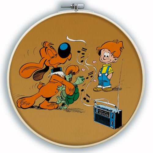 Canevas Boule et Bill dansent Akimoff 20cm pour collectionneur