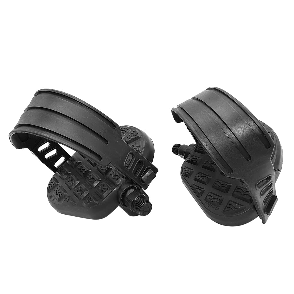 Amazon | エアロバイク ペダルセット 交換用 ゴムベルト付き サイズ