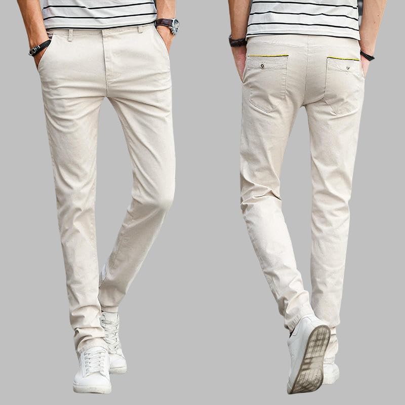 Pantalon long décontracté homme en coton élastique style coréen