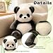 Imagen de Lindo Running Panda Animal de Peluche 45cm