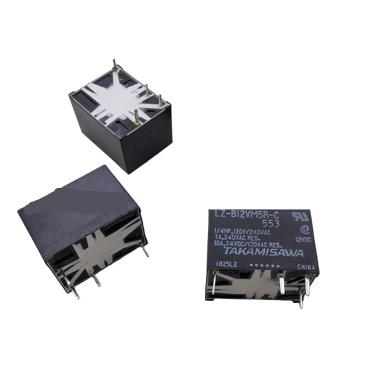 10 sztuk/partia przekaźnik LZ-B12VM-K LZ-B12VM5R-C 553 12 V 4 piny (LZ-B12VM-K)