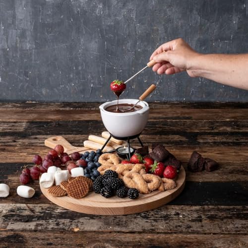 Foto von Boska Schokofondue Set Petit Marie - Fondue Schokolade Teelichter - 250 ml Inhalt für 200 gr Seschmolzener Schokolade