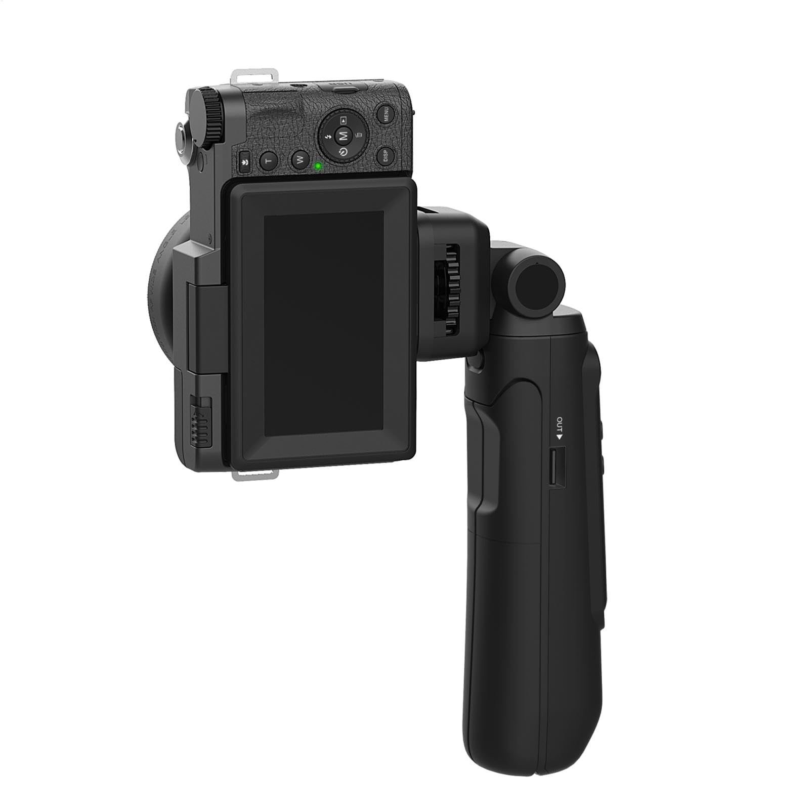 Fotocamera 4K per fotografia, fotocamera digitale 4K vlogging Camera da | Gira touch screen, videogioco anti-shake, telecomando, apparecchiatura di streaming live