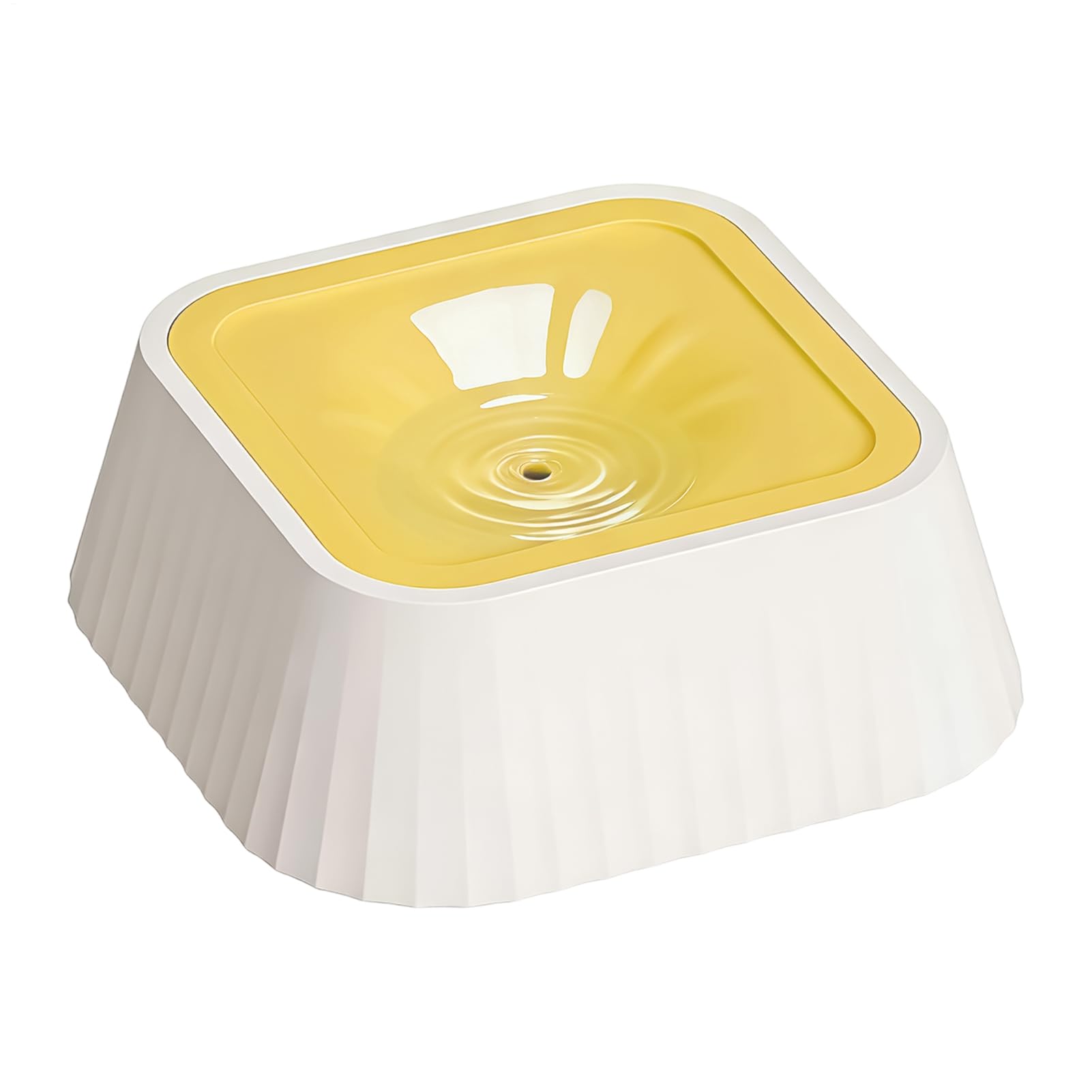 Bowl De Agua Antiderrames para Perros,1100 ml Gran Capacidad Bebedero para Mascotas Sin | Recipiente Grande con Base Antideslizante para Beber Lentamente,para Uso en Interiores, Exteriores y