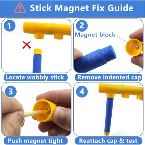 Guopai Reaktionstraining Spiel mit Fallenden Stöcken – Reaktionsspiel Kinder & Erwachsene, Fangstäbe Spielzeug für Hand-Auge-Koordination, Catching Sticks Game, Reaktionstrainer für Geburtstag & Party