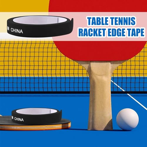 Table Tennis Paddle Edge Tape- 10X Table Tennis Paddle Edge Protection | Table Tennis Racket Edge Side Tape | Shock-Resistant Leisure Sports Accessories for Competitions Regular Training