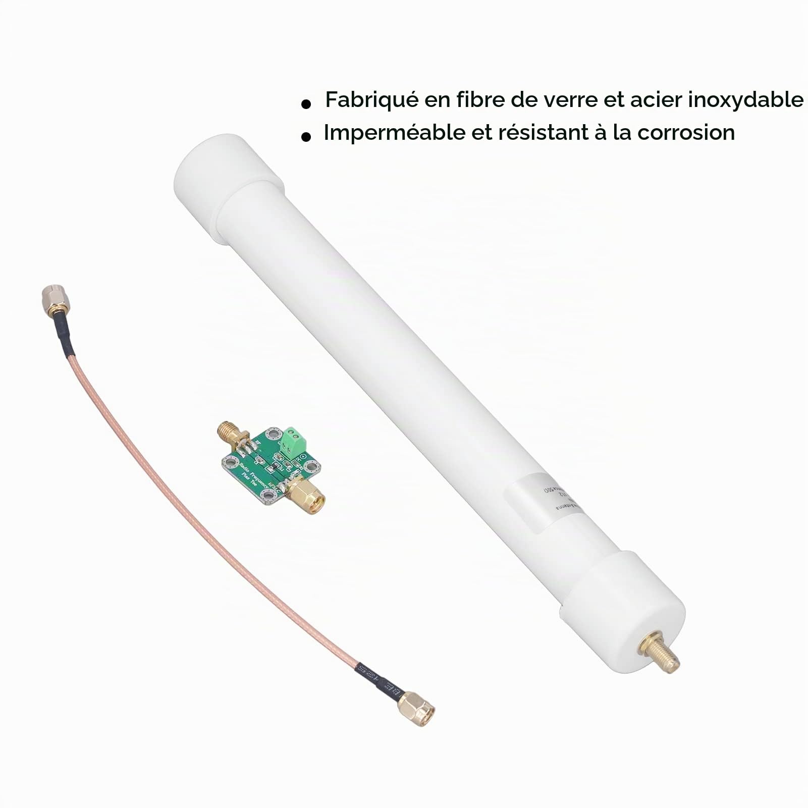 Antenne Récepteur ADS-B 1090MHZ avec Connecteur SMA Antenne Omnidirectionnelle à Gain élevé 36dbi XR117 avec Module de Câble Accessoires électroniques