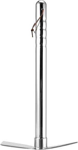 Miniatura 4 de KEILEOHO 2 piezas de hacha de azada de jardín, herramienta de hacha de púa de acero inoxidable, hacha de púa resistente para excavar, hacha de