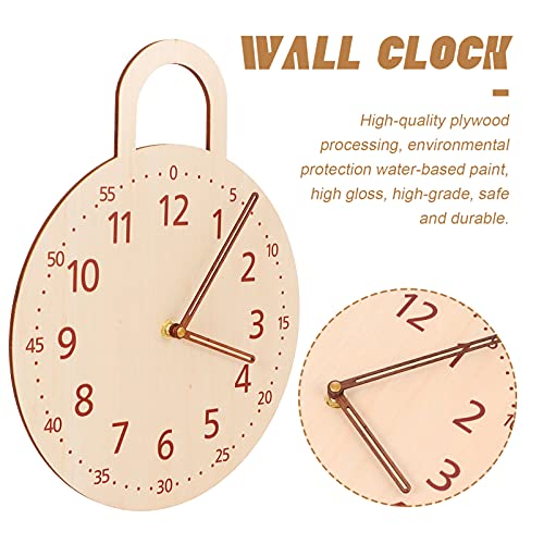 Winomo Office Decor Wooden Wall Clock Silent Non- Ticking Noiseless Decorative Wall Clocks Decor Vintage Round Rustic Modern Hanging Clock For Kitchen Bedroom Office Home Style 2 Digital Clocks #TOP3